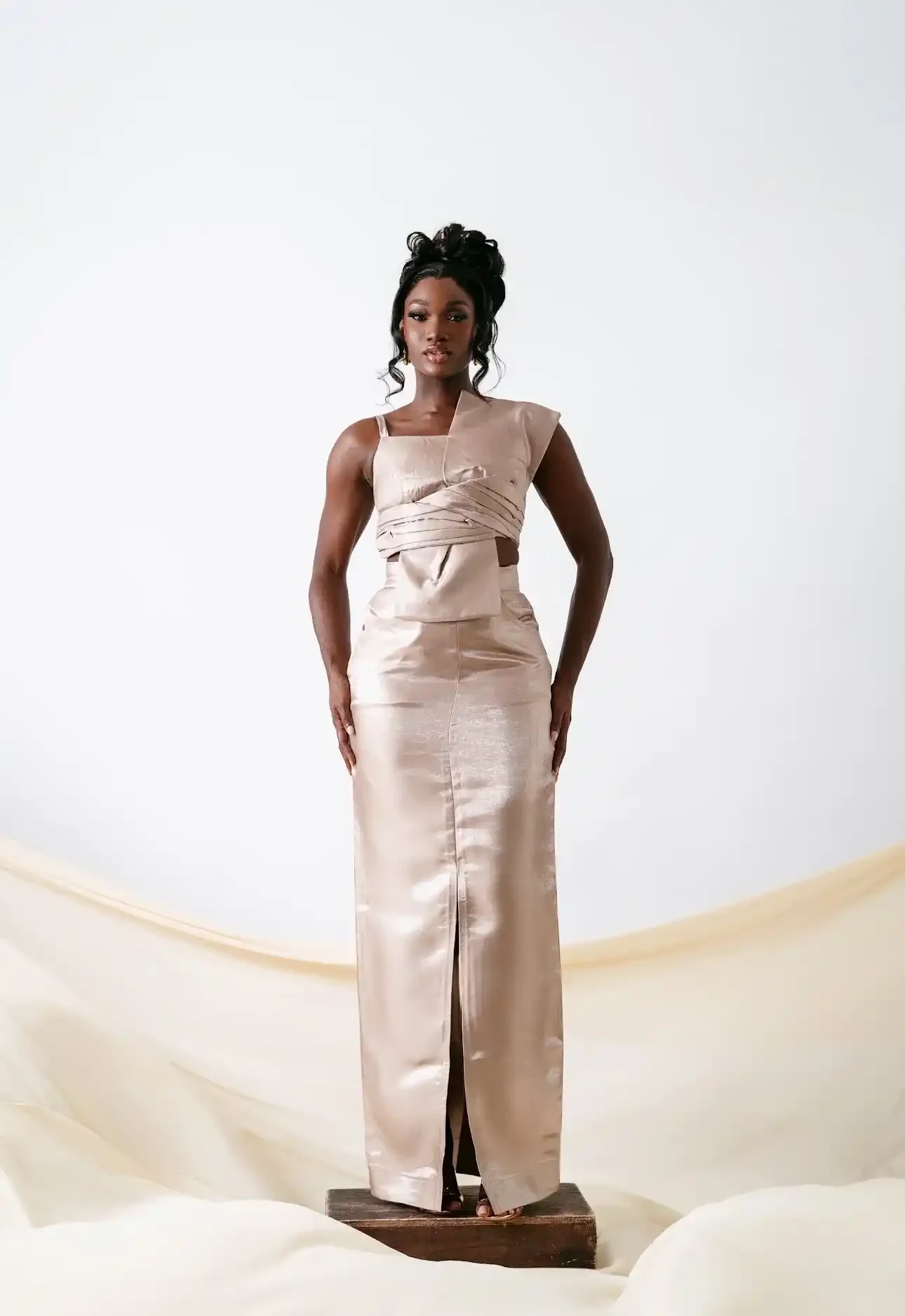 Celine Mercury Sleeveless Top With Artful Detail