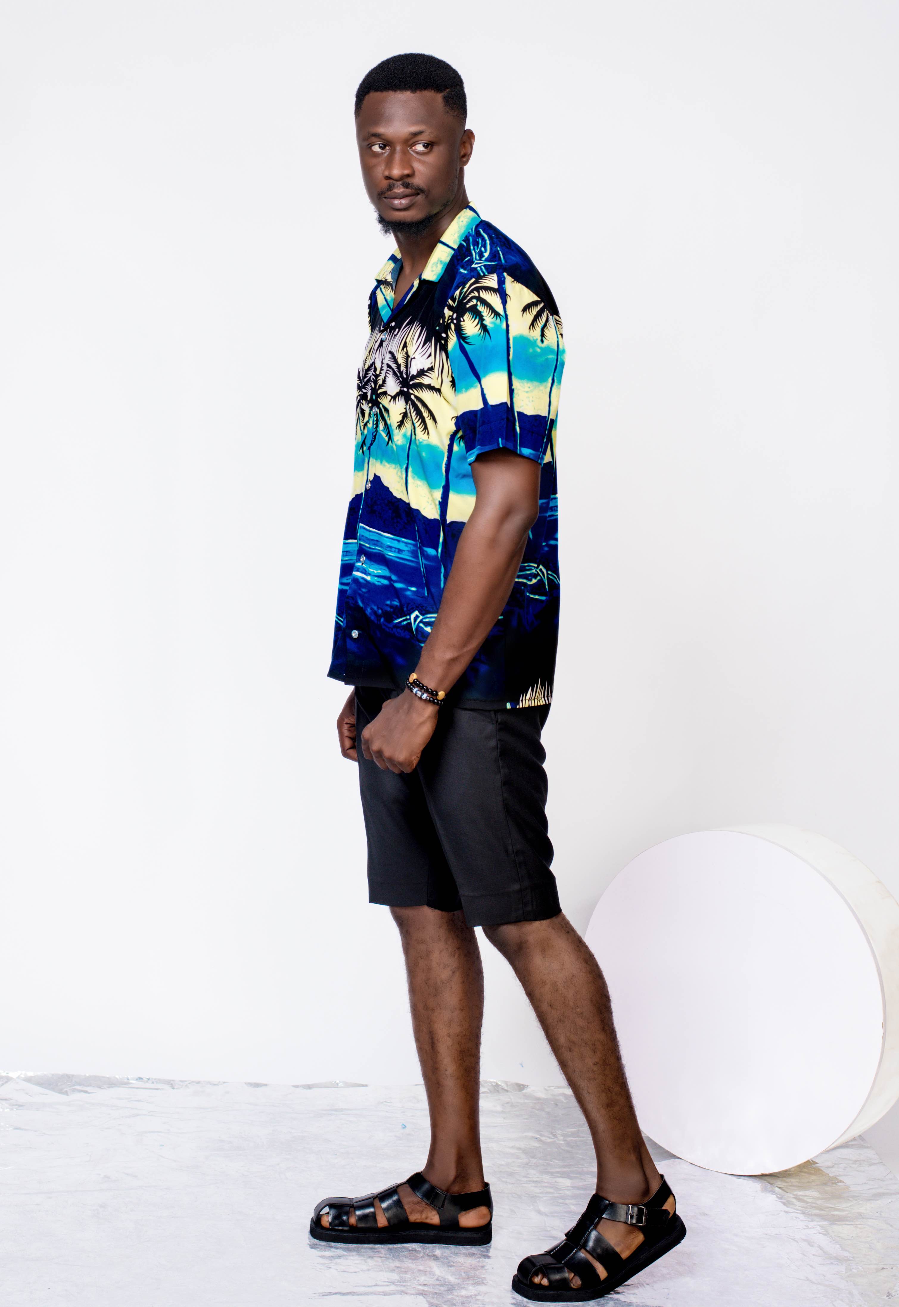 Blue Ocean Breeze Eco Shirt – Lightweight Resort-Ready Style