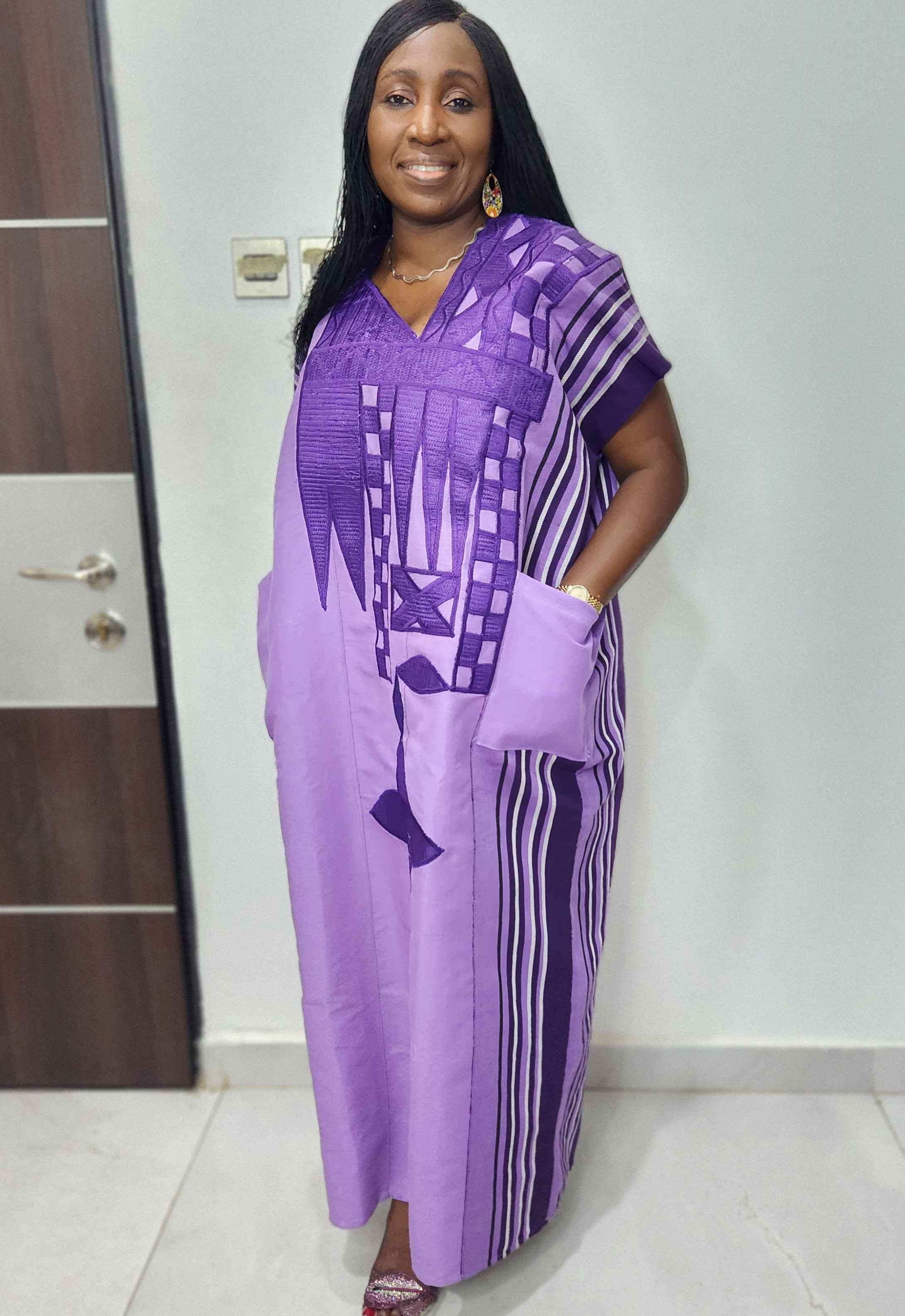 Embroided Aso Oke Bubu