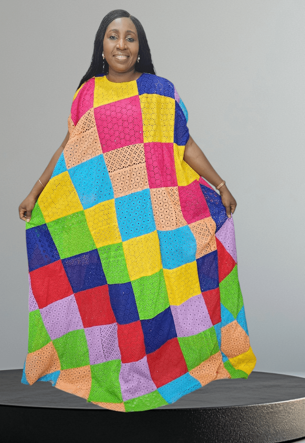 Adah Patched Multicoloured Boubou