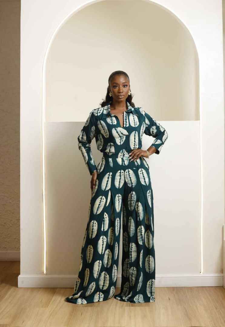 L'ore Signature Hand-Dyed Co-Ord Set – Collared Top And Palazzo Pants