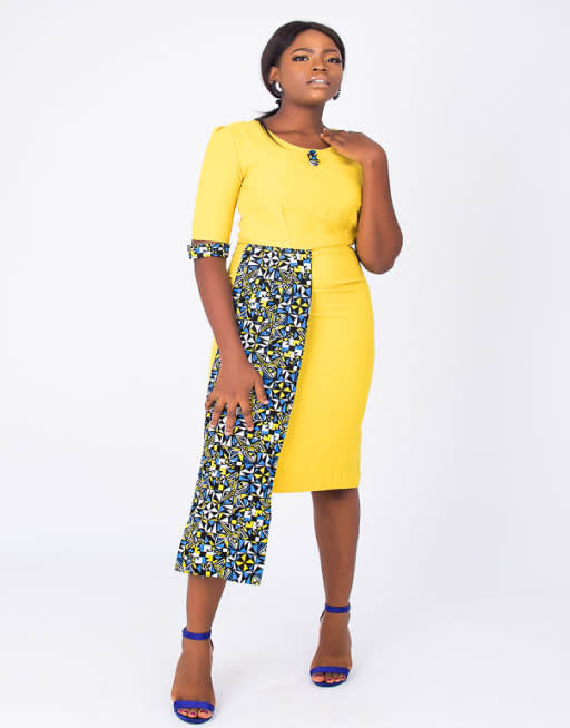 Ara Ankara Accent Dress – Modern Chic With Bold Sash