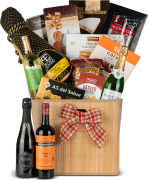 Cesta de Navidad de sorteo Nº32 - Paleta Gran Selección Pura Estirpe 4kg + Vinos y Turrones