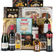 Lote de Navidad Nº1415 - Cava Vintage y Vinos + Ibéricos Loncheados y Turrones Picó