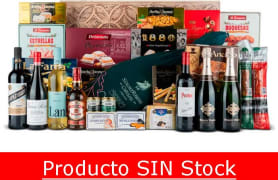 Baul Madera Navidad Nº50 - Paleta Ibérica Bellota 5kg y Queso + Whisky Chivas y Protos