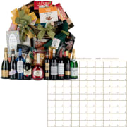 Cesta para sorteos de 2 Pisos Nº41 - Paleta Reserva 4kg y embutido ibérico