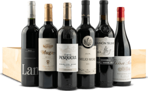 Estuche de Vinos de Navidad Nº106 - Vinos Reserva: Ramón Bilbao, LAN y Pesquera