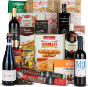 Lote de Navidad Whisky Nº9 - Whisky Ballantine's y Cava + Ibéricos y Turrones