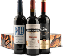 Estuche de Vinos de Navidad Nº81 - Vinos Viña Albali, Faustino Rivero y Montequinto