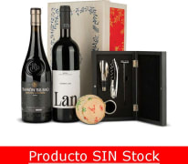 Especialisimo Cata Vino Nº583 - Caja Vino Lan y Ramón Bilbao + Set Vino Bodega 4 Piezas