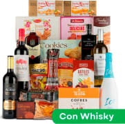Lote Navidad Nº9 - Whisky Ballantine's y vinos + Embutido Ibérico Bellota y conservas