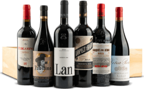 Estuche de Vinos de Navidad Nº104 - Vinos Rioja Reserva: Faustino, LAN y Viña Real