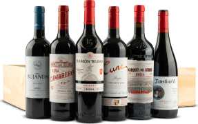 Estuche de Vinos de Navidad Nº103 - Vinos Rioja: Faustino, Ramón Bilbao y Bujanda
