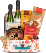 Maletín de Navidad Tú y Yo Nº506 - Cava Codorníu + Panettone y Chocolates Antiu Xixona