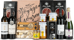 Lote de Navidad a Disfrutar Nº589 - 4 Botellas Cava y Vinos + Ibéricos y Turrones Picó