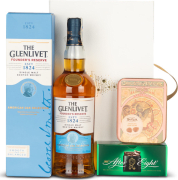 Lote de Navidad Whisky Nº520 - Caja Whisky The Glenlivet + Bombones y Chocolates