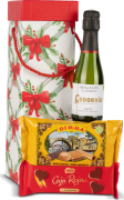 Lote de Navidad Mini Nº814 - Cava Benjamín + Bombones Nestlé y Galletas Birba