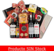 Estuche Navidad Nº70 - Embutido Ibérico Loncheado y Queso Curado + Vino Tinto y Aceite