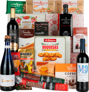 Lote de Navidad Ginebra Nº9 - Ginebra Botanical's y 3 Bot. Cava y Vinos + Surtido de Dulces navideños