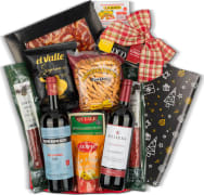 Estuche Navidad Nº68 - Embutidos Ibéricos y Queso Semi + Conservas y Vino Faustino y Soliera