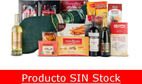 Lote Navidad Nº18 - Jamón Serrano Curado 6kg y queso 200g+ Surtido de vinos y dulces