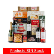 Lote Navidad Nº8 - 5 botellas vino + pieza Chorizo y Salchichón Ibérico Bellota