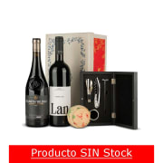 Especialisimo Cata Vino Nº583 - Caja Vino Lan y Ramón Bilbao + Set Vino Bodega 4 Piezas