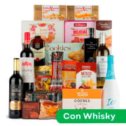 Lote Navidad Nº9 - Whisky Ballantine's y vinos + Embutido Ibérico Bellota y conservas