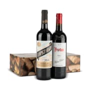 Estuche Vino Nº82 - Caja navidad con Vino Tinto Protos Ribera del Duero y Lopez de Haro