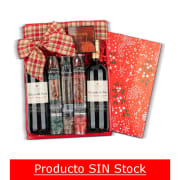 Estuche Navidad Nº67 - Selección Embutidos Ibéricos + 2 Botellas Tinto Marqués de Rocas
