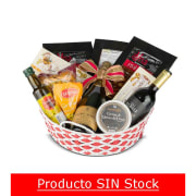 Bandeja Navidad Nº28 - Vino Tinto y Cava + Embutido Ibérico Loncheado y aceite de oliva