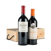 Estuche Madera Vino Tinto Nº695 - Vinos Culmen Reserva y Malleolus de Emilio Moro