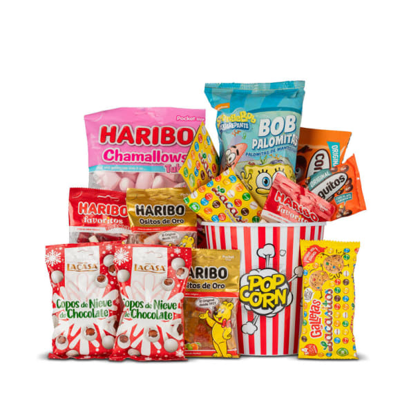 Especialisimo Navidad Candy Nº584 - Cubo Surtido Gominolas Haribo y Chocolates