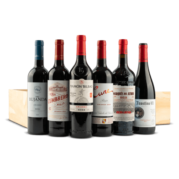 Estuche de Vinos de Navidad Nº103 - Selección de 6 Botellas de Vino Tinto D.O. Rioja