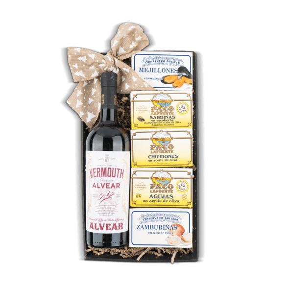 Lote de Navidad Frutos del Mar Nº503 - Vermut Alvear + Conservas de Pescado y Marisco