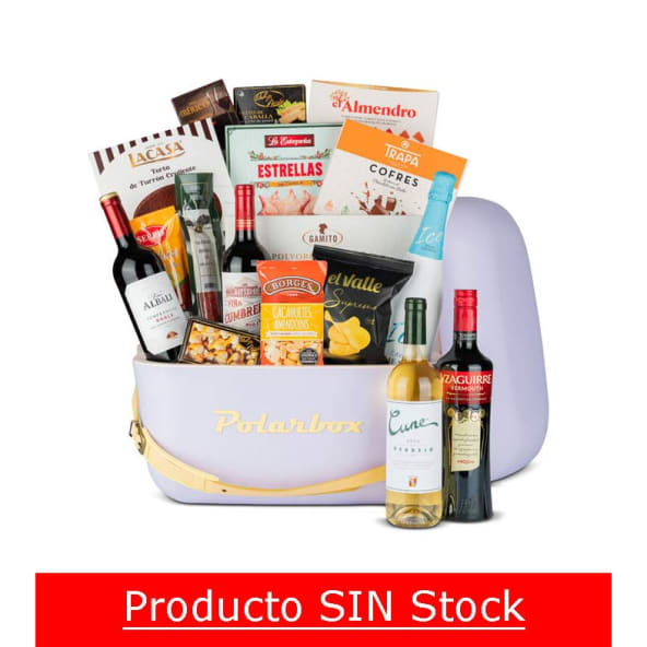 Lote Nevera Portátil Polarbox Nº33 - Vinos y Vermut + Salchichón Ibérico y dulces Navideños