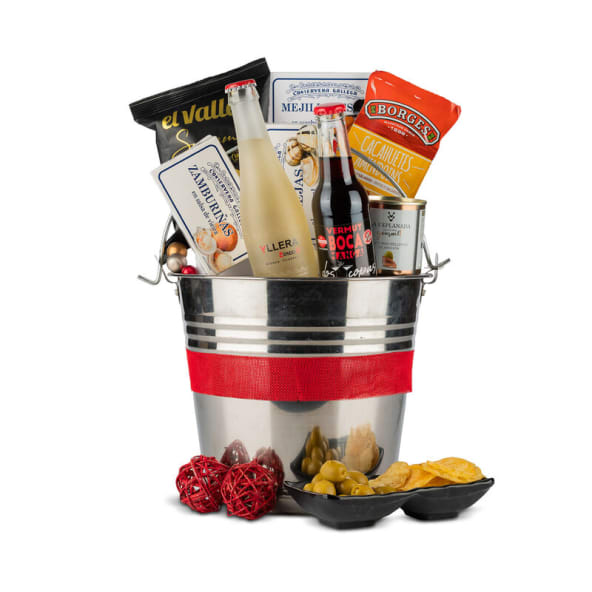 Especialisimo Apertitivo Nº512 - Cubitera con Vino y Vermut + Conservas y aperitivos