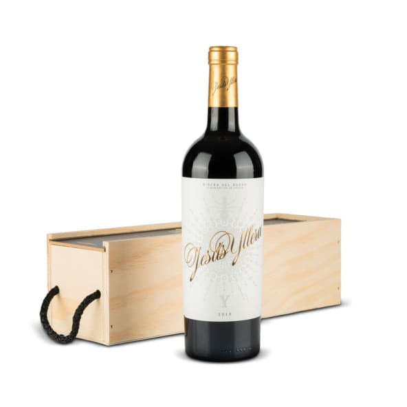 Estuche de madera Navidad Nº6126N - Vino Tinto JESÚS YLLERA Cosecha D.O. Ribera del Duero