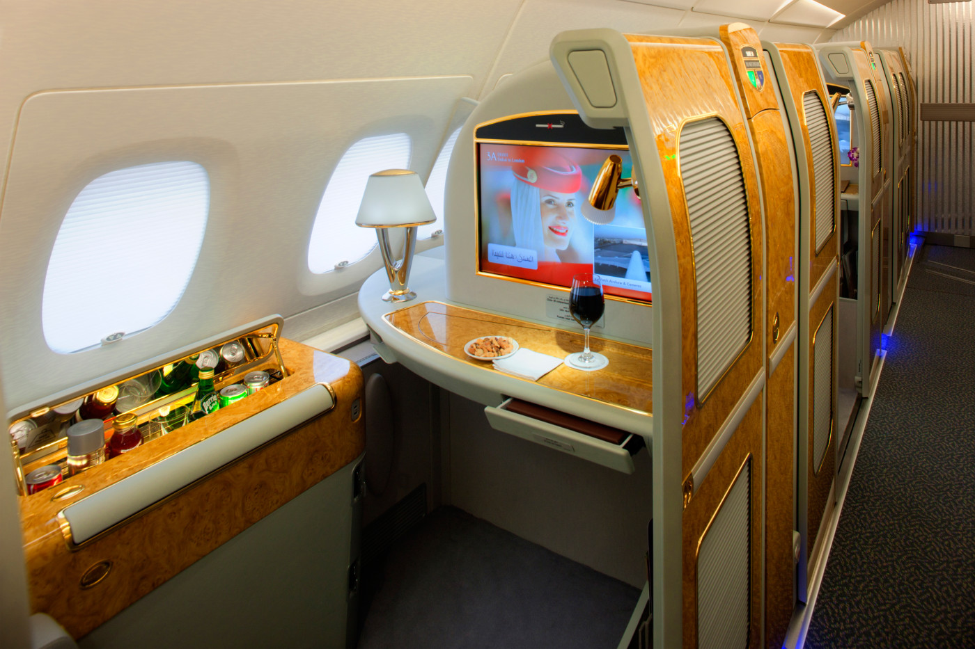 Первый класс Emirates Airlines a380