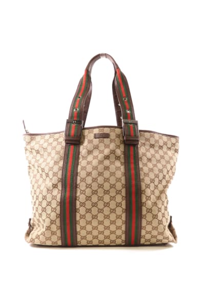 GUCCI GG Canvas Tote Bag