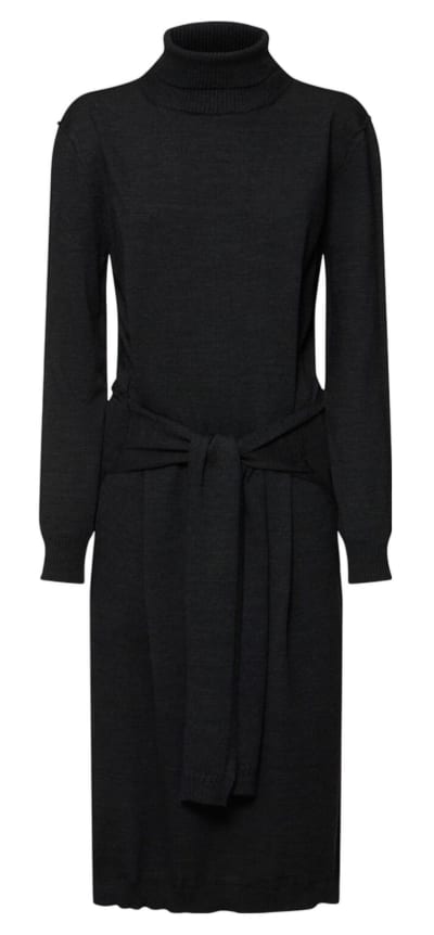 Trompe-L'Oeil Midi Dress