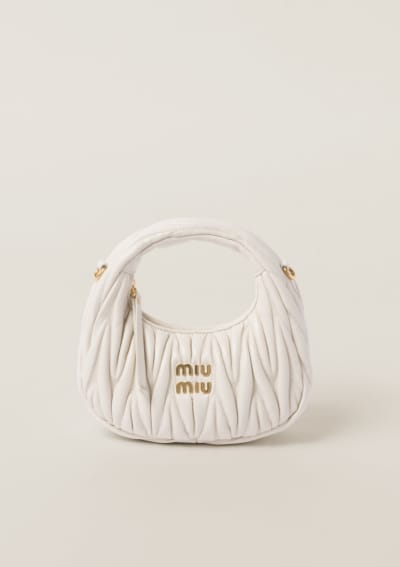 Wander Matelassé Nappa Leather Hobo Mini-Bag