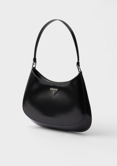 Prada Cleo Brushed Leather Shoulder Bag