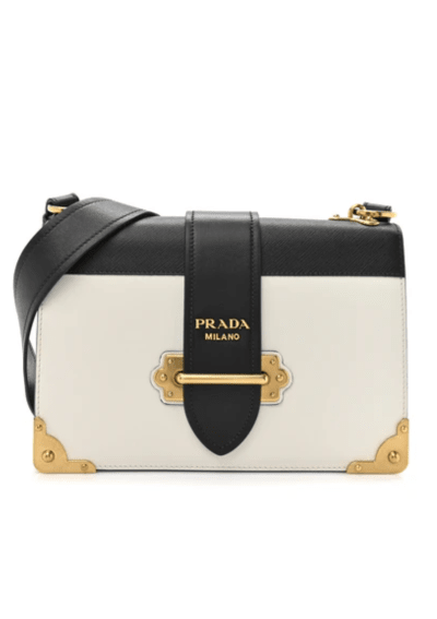Prada Cahier Calfskin Crossbody Bag
