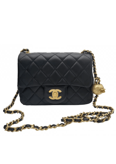 Pearl Crush Quilted Lambskin Bag