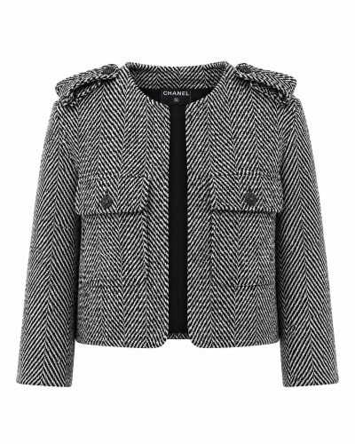 CHANEL houndstooth jacket 