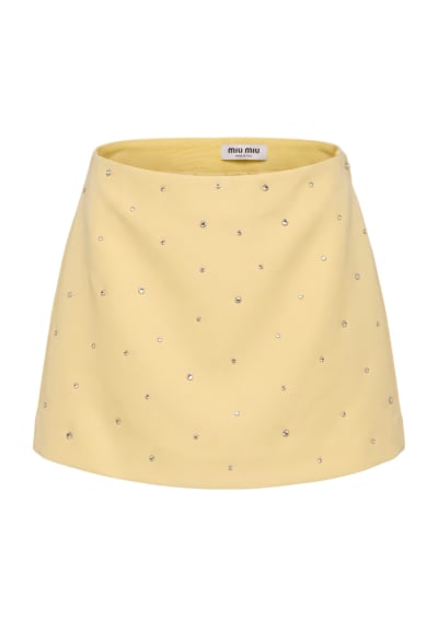 Yellow miu miu Mini Skirt 