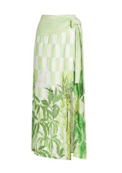 Pushpanjali Wrap Maxi Skirt