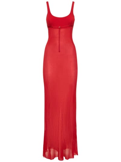 Jacquemus La Robe Maille Maxi Dress