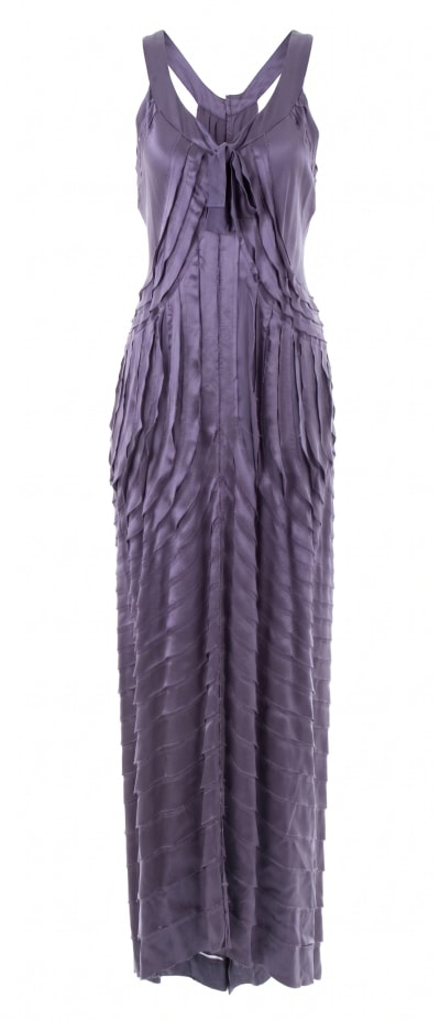 Alberta Ferretti Tiered Ruffle Gown 